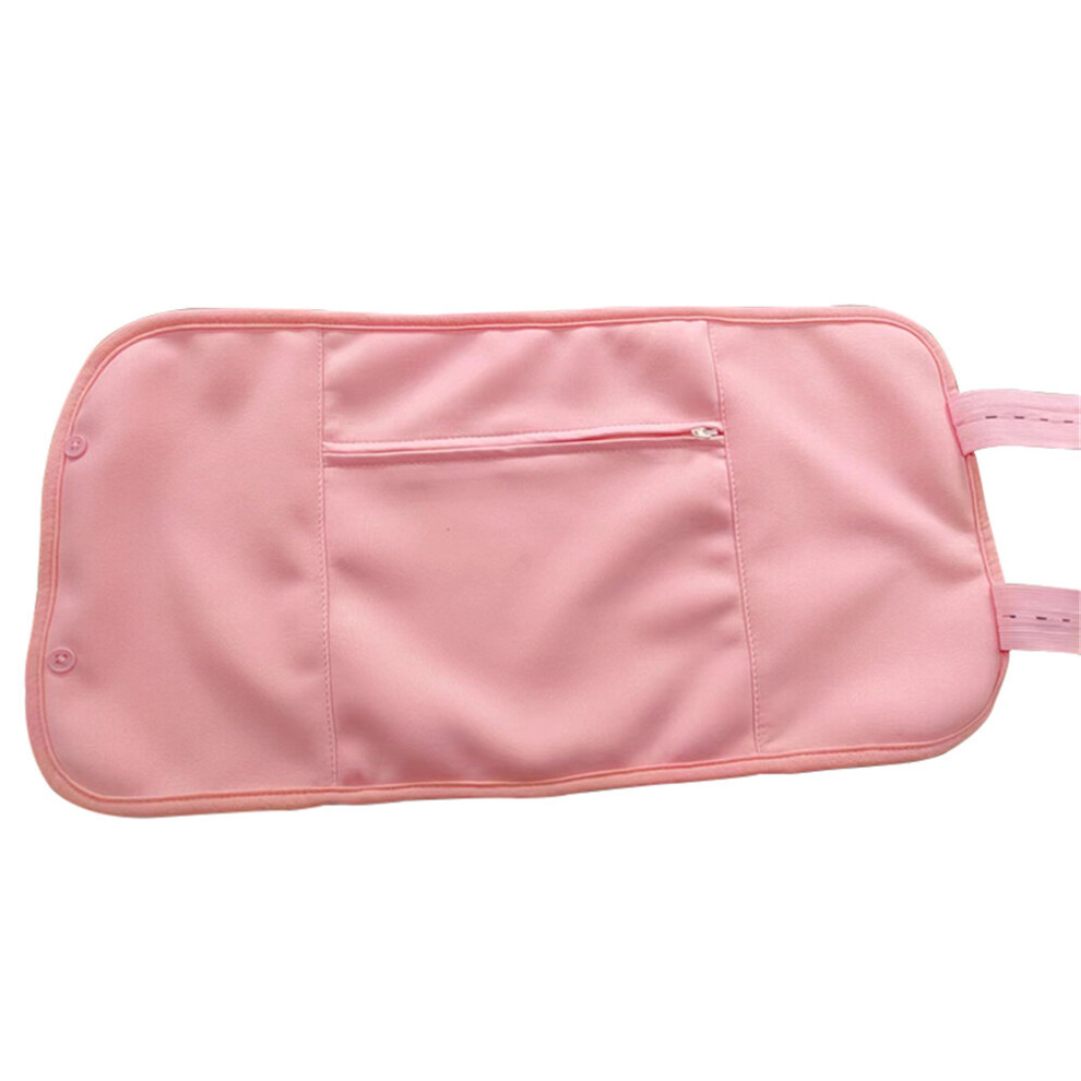Dechoicelife Pink (A-) New Reusable Waist Wrap Castor Oil Pack Kits For Insomnia Constipation Inflamma Back Massager Waist Massage Tools Accessories