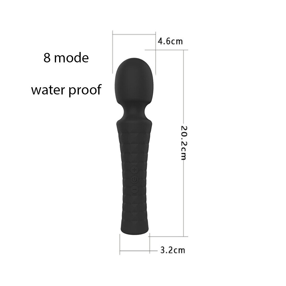 Dechoicelife (A-E) Rechargeable Personal Massager, Cordless, Handheld, Portable, Whisper Quiet, Waterproof, 20 Patterns, Perfect For Neck, Back