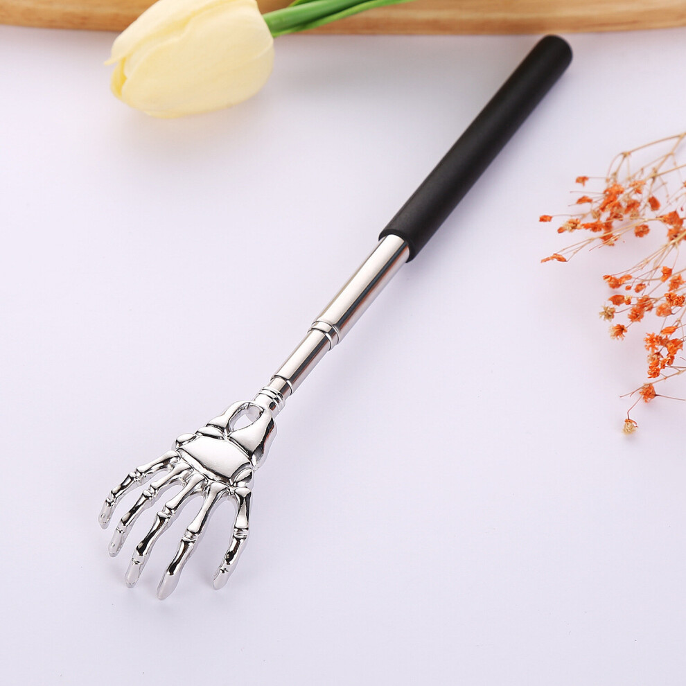 Dechoicelife Black (A-) Back Scratcher Telescopic Scratching Back Scratcher Massager Kit Scraper Extendable Telescoping Itch Health Products