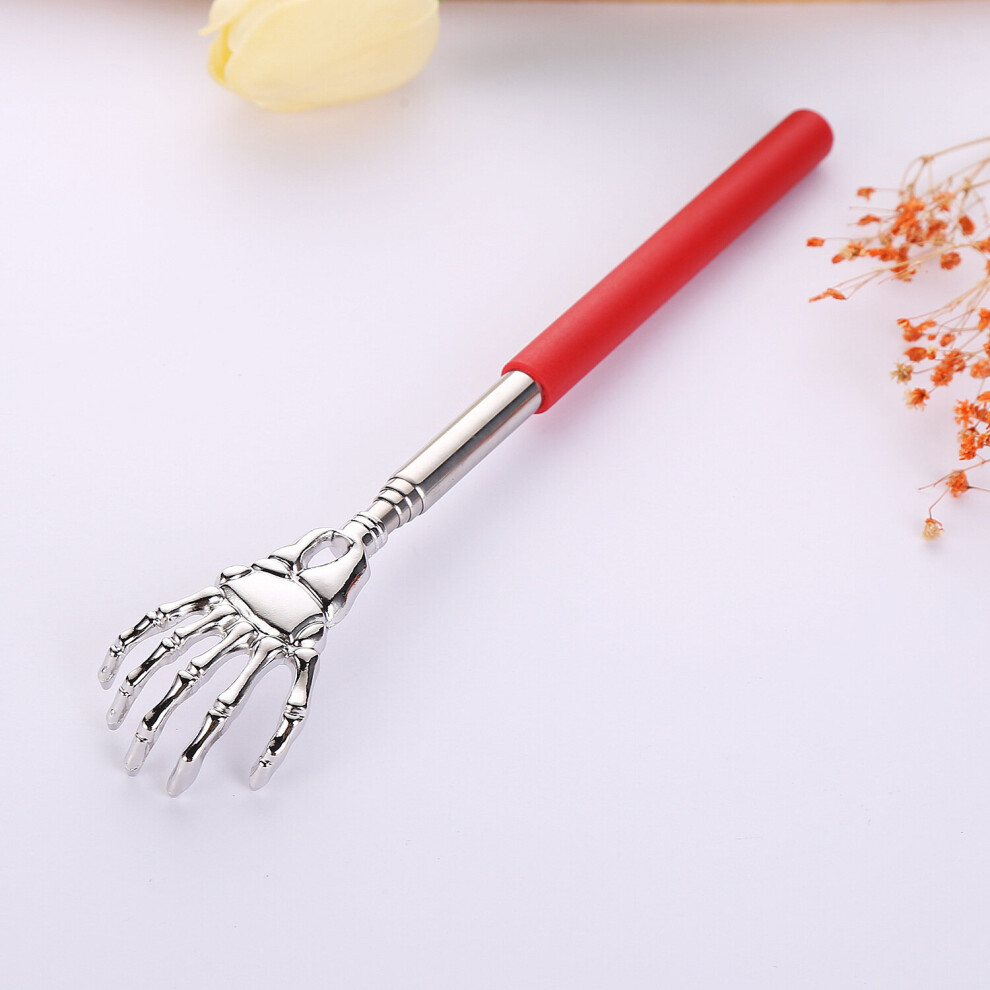 Dechoicelife Red (A-) Back Scratcher Telescopic Scratching Back Scratcher Massager Kit Scraper Extendable Telescoping Itch Health Products