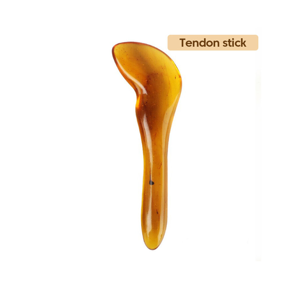 Dechoicelife (A-Tendon Stick) Olaf Resin Gua Sha Scraping Massage Scraper Face Massager Acupuncture Guasha Board Massager For Neck Skin Eye Care Spa Massager