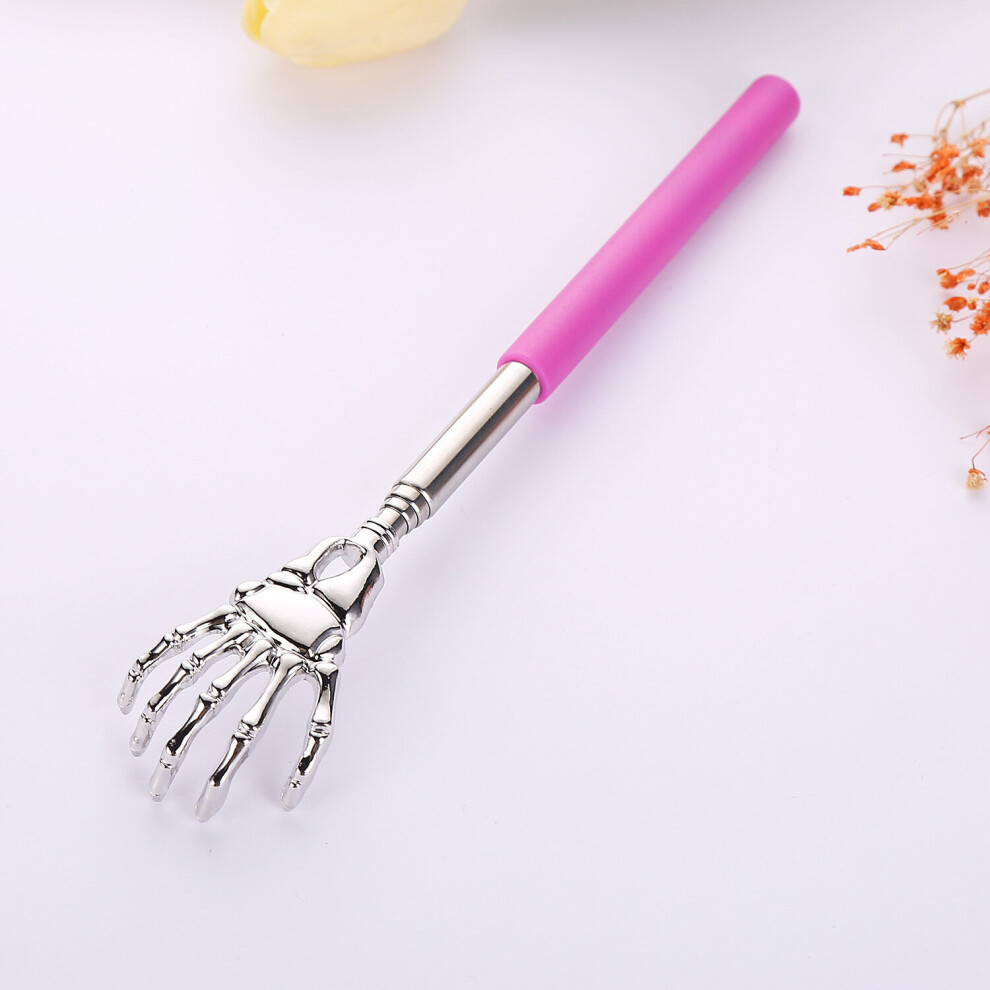 Dechoicelife Pink (A-) Back Scratcher Telescopic Scratching Back Scratcher Massager Kit Scraper Extendable Telescoping Itch Health Products