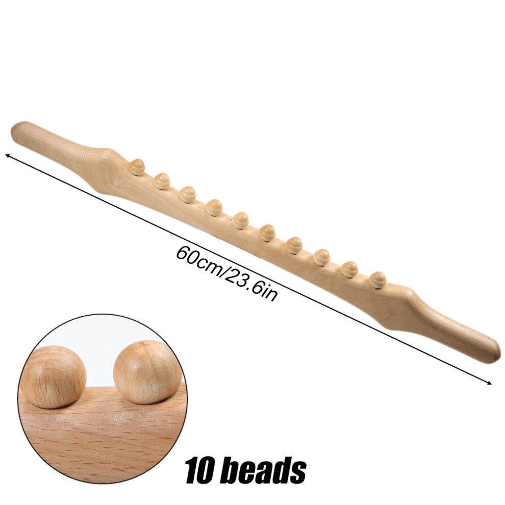 Dechoicelife (A-Type3-3) Guasha Lymphatic Massager,Wood Body Sculpting Tools &Lymphatic Drainage Tool.anti Cellulite,Increase Circulation,Muscle Recovery