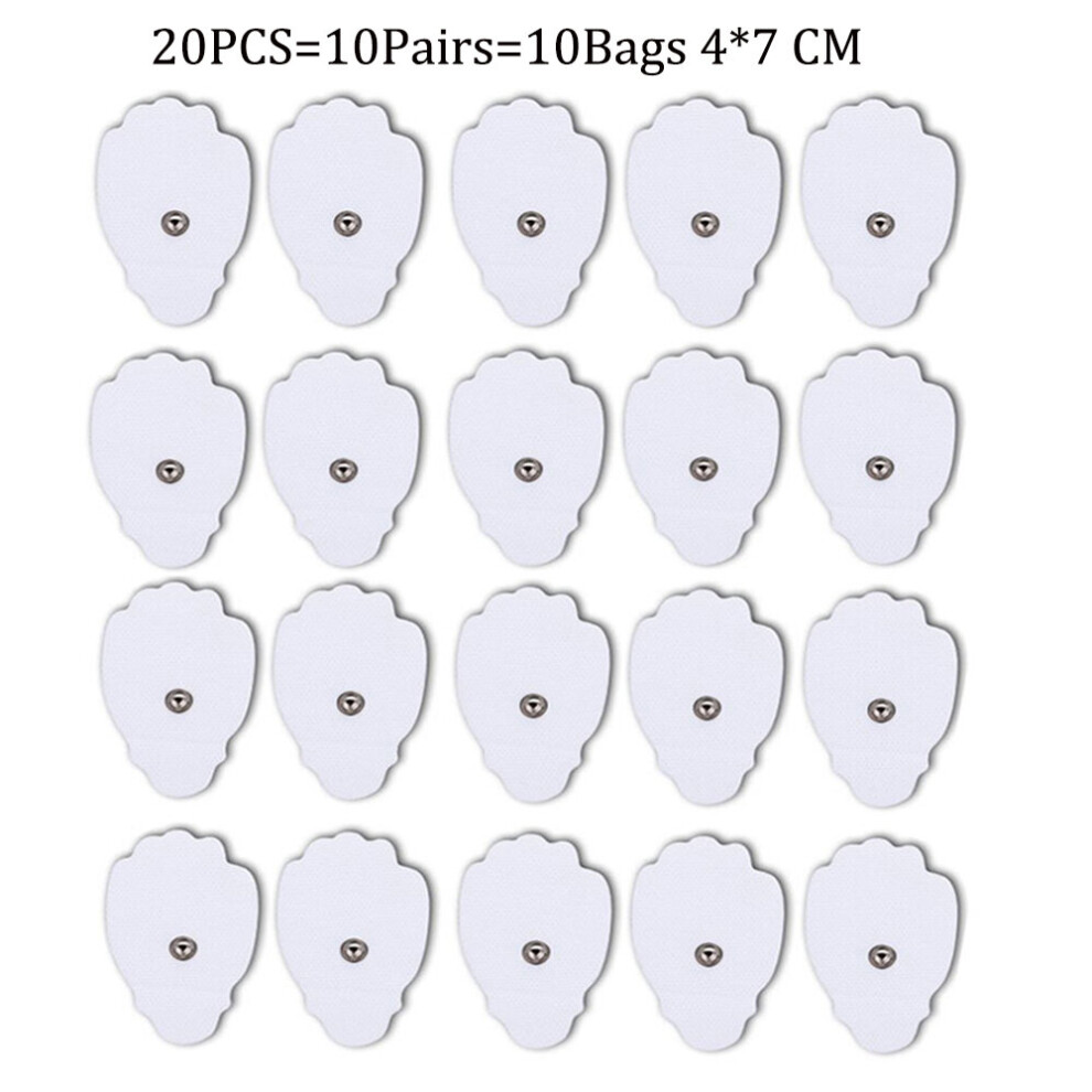(a-20Pcs M) Self Adhesive Electrode Pads For Tens Acupuncture Physiotherapy Machine Ems Nerve Muscle Stimulator Massage Patch Conductive Gel-image-OPC-PC9P2KY-NEW