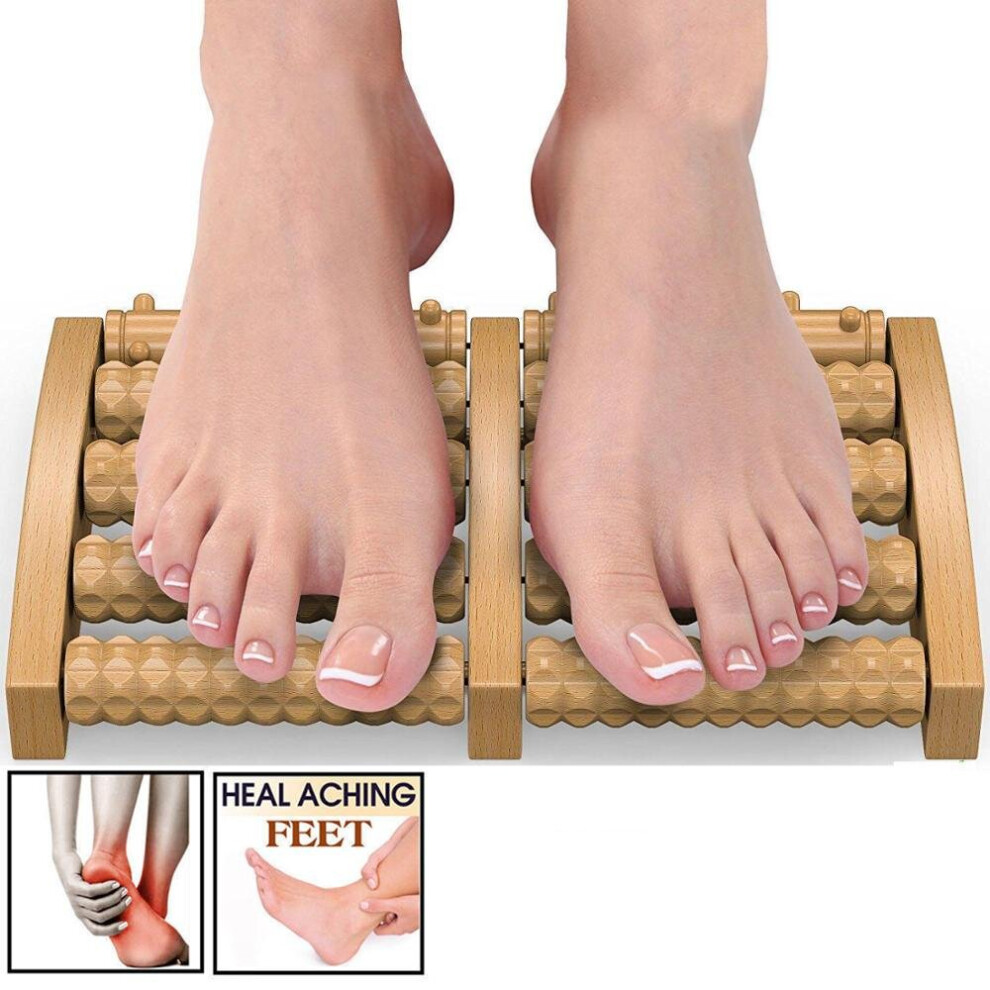 Dechoicelife (A-Style B) Wooden Massage Roller Sport Injury Body Leg Foot Trigger Point Muscle Roller Sticks Massager Therey For Feet Massage Health Care
