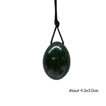 (a-Egg-HTY-M) 1PCs Yoni Egg Natural Jade Stone Yoni Jade Egg Rose Quartz Egg Kegel Egg Vaginal Tightening Ball Ladies Kegel Exerciser Gifts