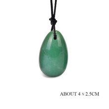 (a-Egg-DL-M) 1PCs Yoni Egg Natural Jade Stone Yoni Jade Egg Rose Quartz Egg Kegel Egg Vaginal Tightening Ball Ladies Kegel Exerciser Gifts
