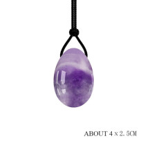 (a-Egg-Zi-M) 1PCs Yoni Egg Natural Jade Stone Yoni Jade Egg Rose Quartz Egg Kegel Egg Vaginal Tightening Ball Ladies Kegel Exerciser Gifts