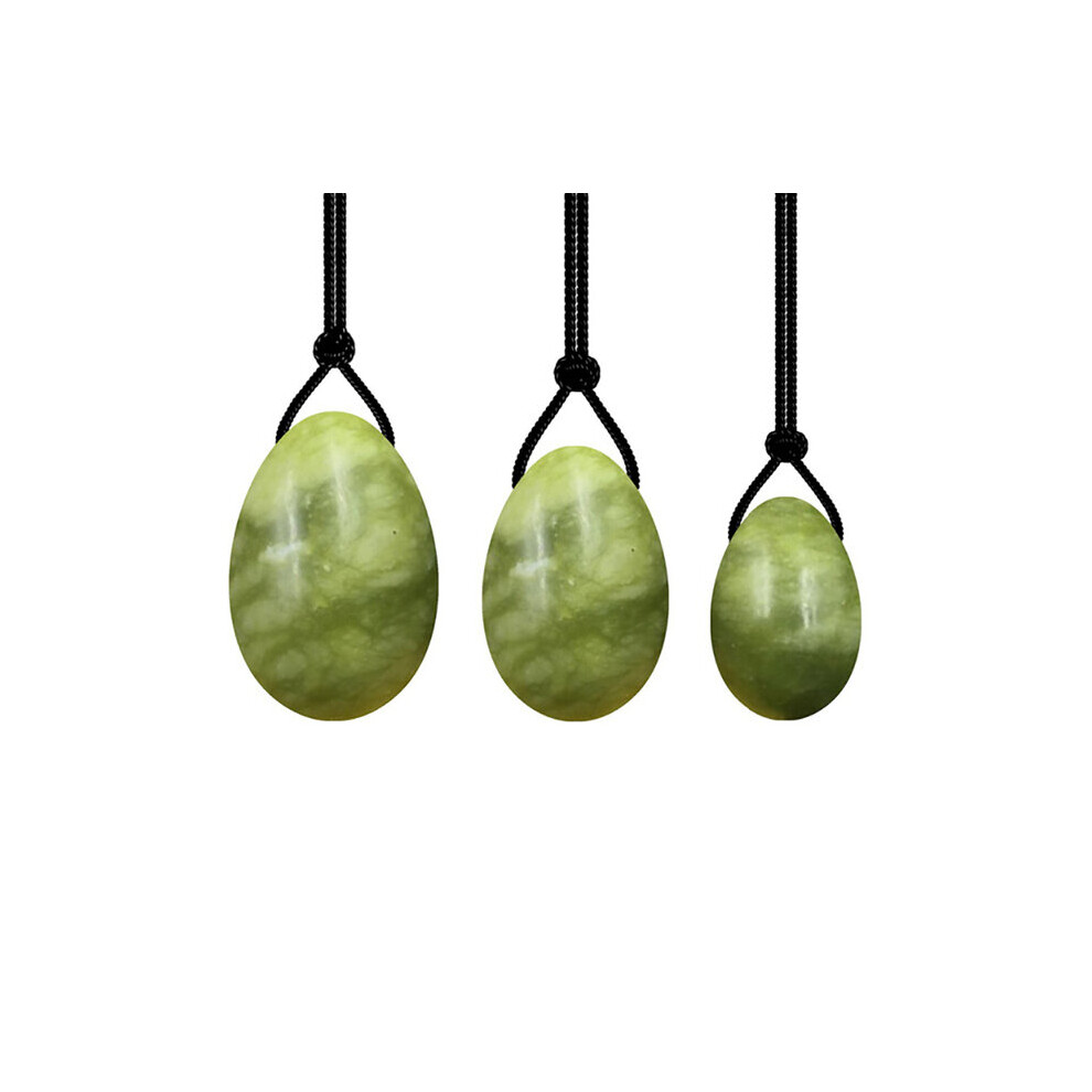 Dechoicelife (A-3Pc Xiuyu Egg) 4Pcs Natural Jade Yoni Eggs Massage Wand Set Ladies Kegel Exerciser Yoni Pelvic Floor Muscle Massage For Women Vaginal Wellness