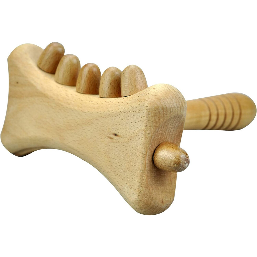 Dechoicelife Wood Therapy Massage Tools,Gua Sha Tools,Lymphatic Drainage,Cellulite Massager,Anti-Cellulite,Muscle Release Muscle Blasting