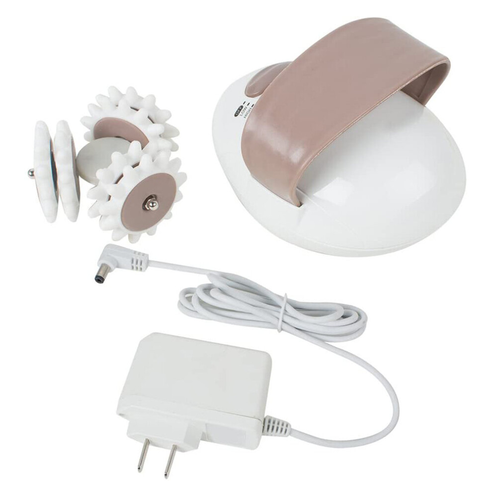 Dechoicelife (A-As Photo Eu Plug) Muscle Relaxer Massage Roller Electric Body Massager Face Slimmer Anti-Cellulite Machine Weightloss Gear Roller Massage Device