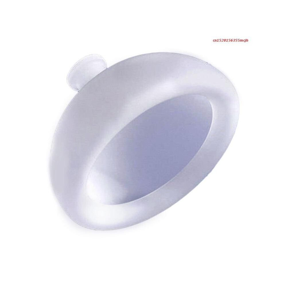 Dechoicelife (A-Transparent) 1 Palm Sputum Cup,Silicone Palm Chest Percussion Cup For Expectoration Problem Drop