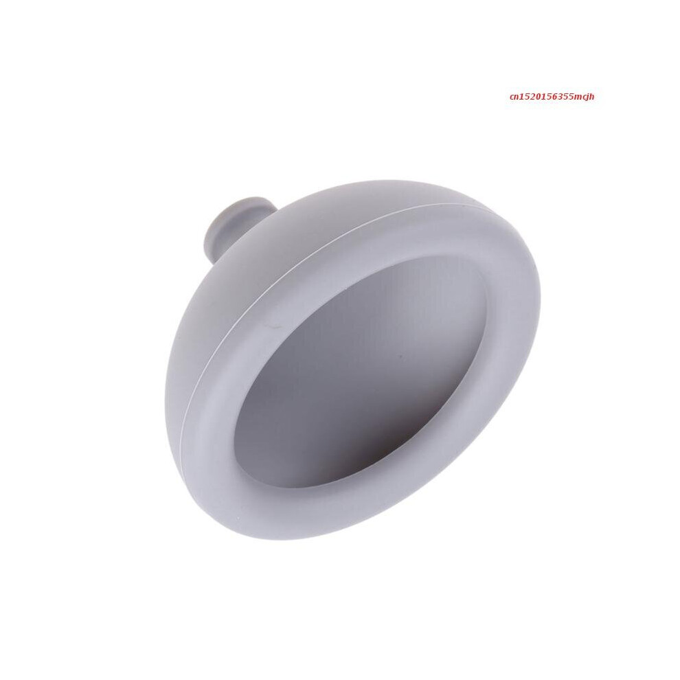 Dechoicelife Grey (A-) 1 Palm Sputum Cup,Silicone Palm Chest Percussion Cup For Expectoration Problem Drop