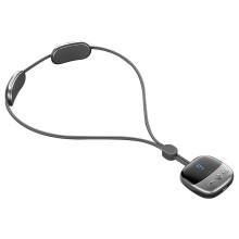 (a-gray) Portable Pendant Neck Massager Comfortable Smart Neck Pendant Massage Instrument Easy To Use Massage Deep Tissue For Neck Relax