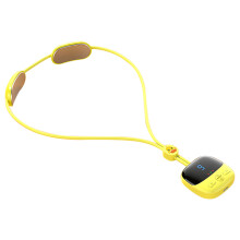 (a-YELLOW) Portable Pendant Neck Massager Comfortable Smart Neck Pendant Massage Instrument Easy To Use Massage Deep Tissue For Neck Relax