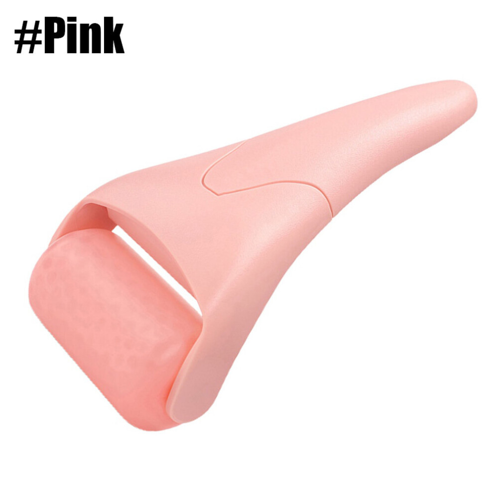 Dechoicelife Pink Ice Roller Face Massage Roller Ice Compress Beauty Roller For Face Reduce Wrinkles,Under Eye Puffiness,Migraine Pain Relief