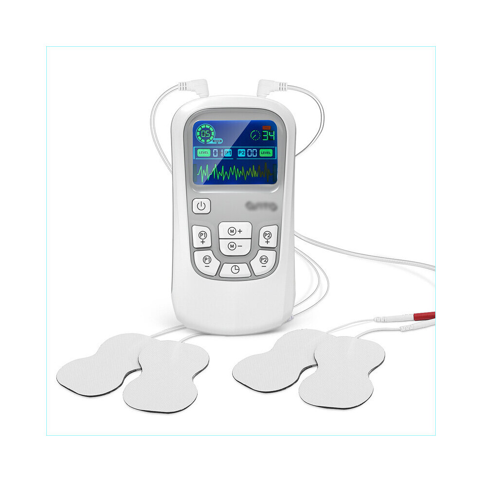 Dechoicelife Grey (A-) New Healthy Care Full Body Tens Acupuncture Electric Therapy Massager Meridian Physiotherapy Massager Electro Ems Apparatus