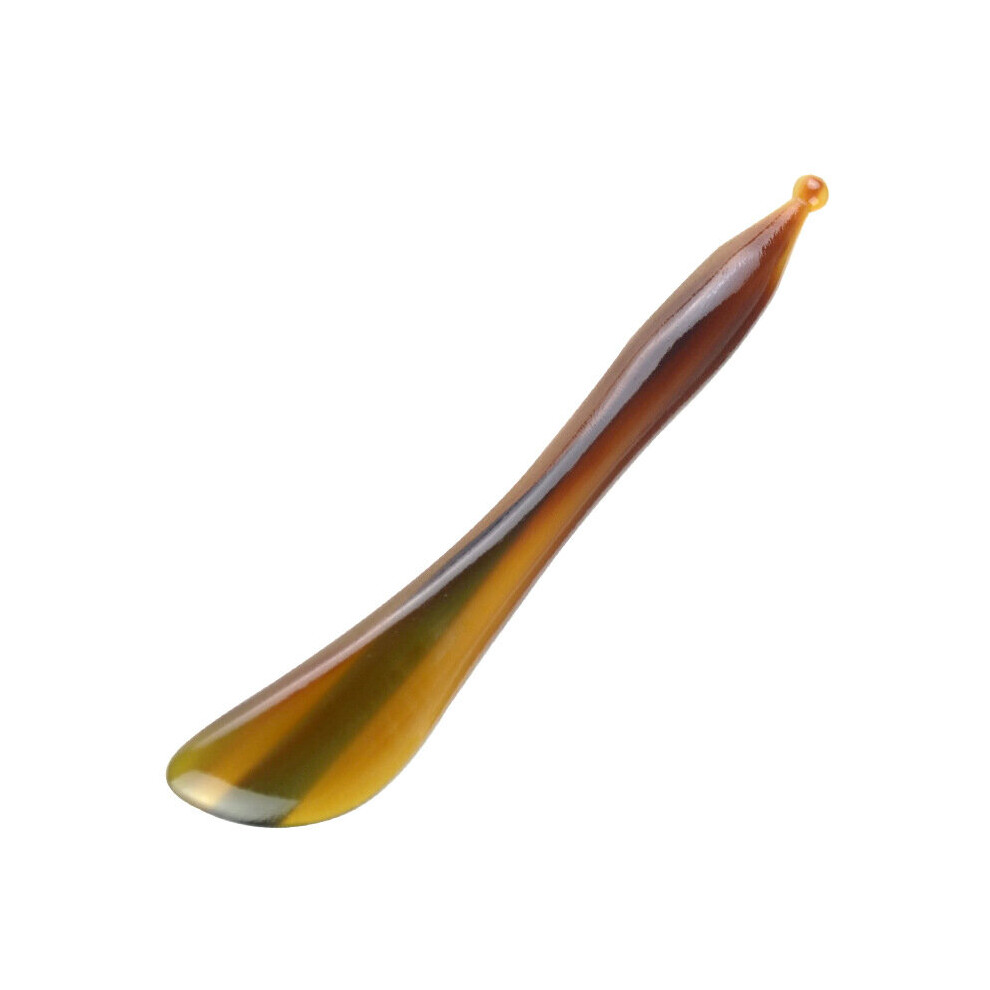 Dechoicelife (A-Style 1) Yak Horn Guasha Board Acupoint Stick Face Massager Facial Eye Scraping Massage Acupuncture Therapy Body Relaxation Gua Sha Tool