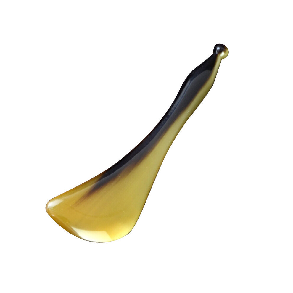 Dechoicelife (A-Style 2) Yak Horn Guasha Board Acupoint Stick Face Massager Facial Eye Scraping Massage Acupuncture Therapy Body Relaxation Gua Sha Tool