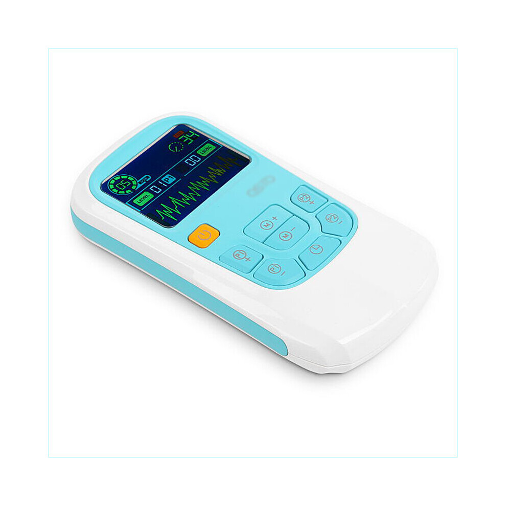Dechoicelife Blue (A-) New Healthy Care Full Body Tens Acupuncture Electric Therapy Massager Meridian Physiotherapy Massager Electro Ems Apparatus