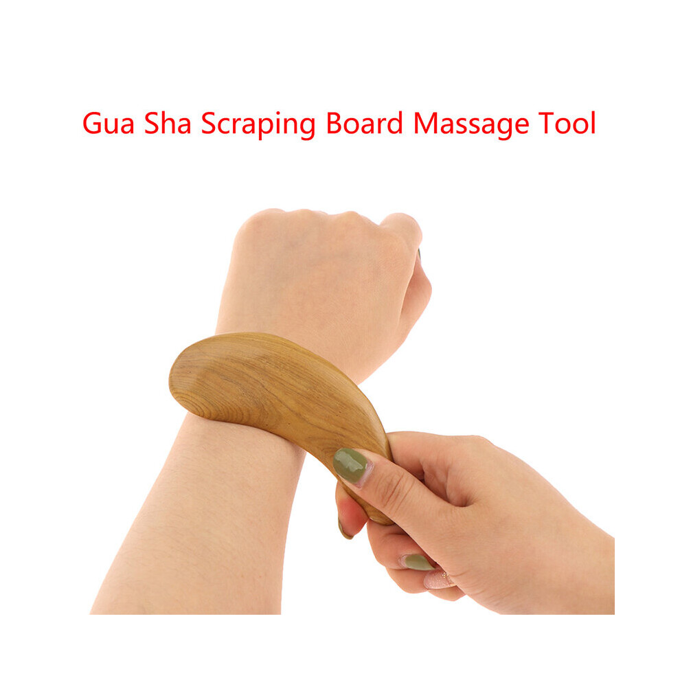 Dechoicelife (A-N2) Wood Massage Therapy Massage Tool Lymphatic Drainage For Back Massage And Relaxing Scrapping On Whole Body Lymphatic Paddle