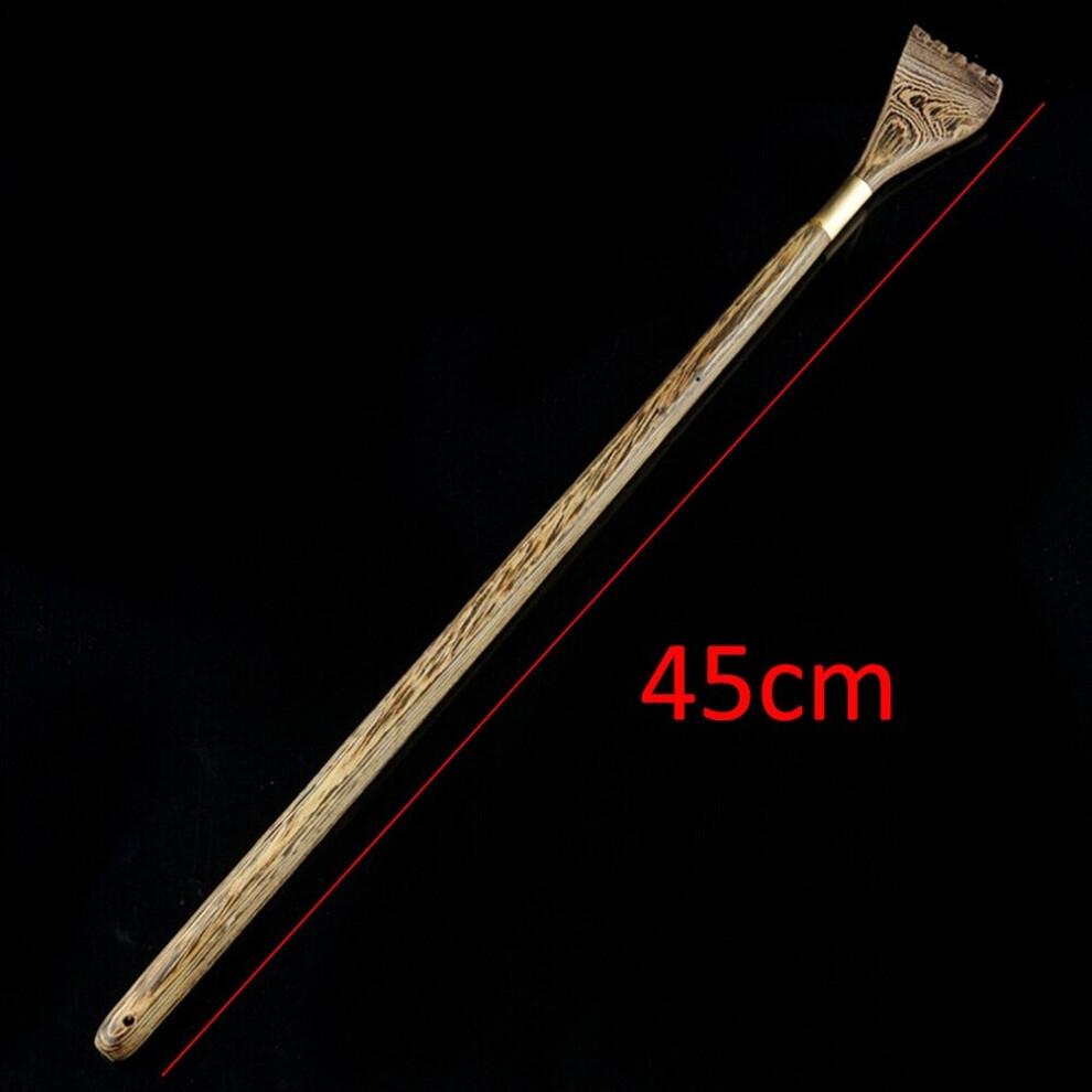 Dechoicelife (A-45Cm) 1Pcs Wooden Back Scratcher Wood Back Scraper Scratching Massager Backscratcher Body Massage Bamboo Hackle Itch Health Products