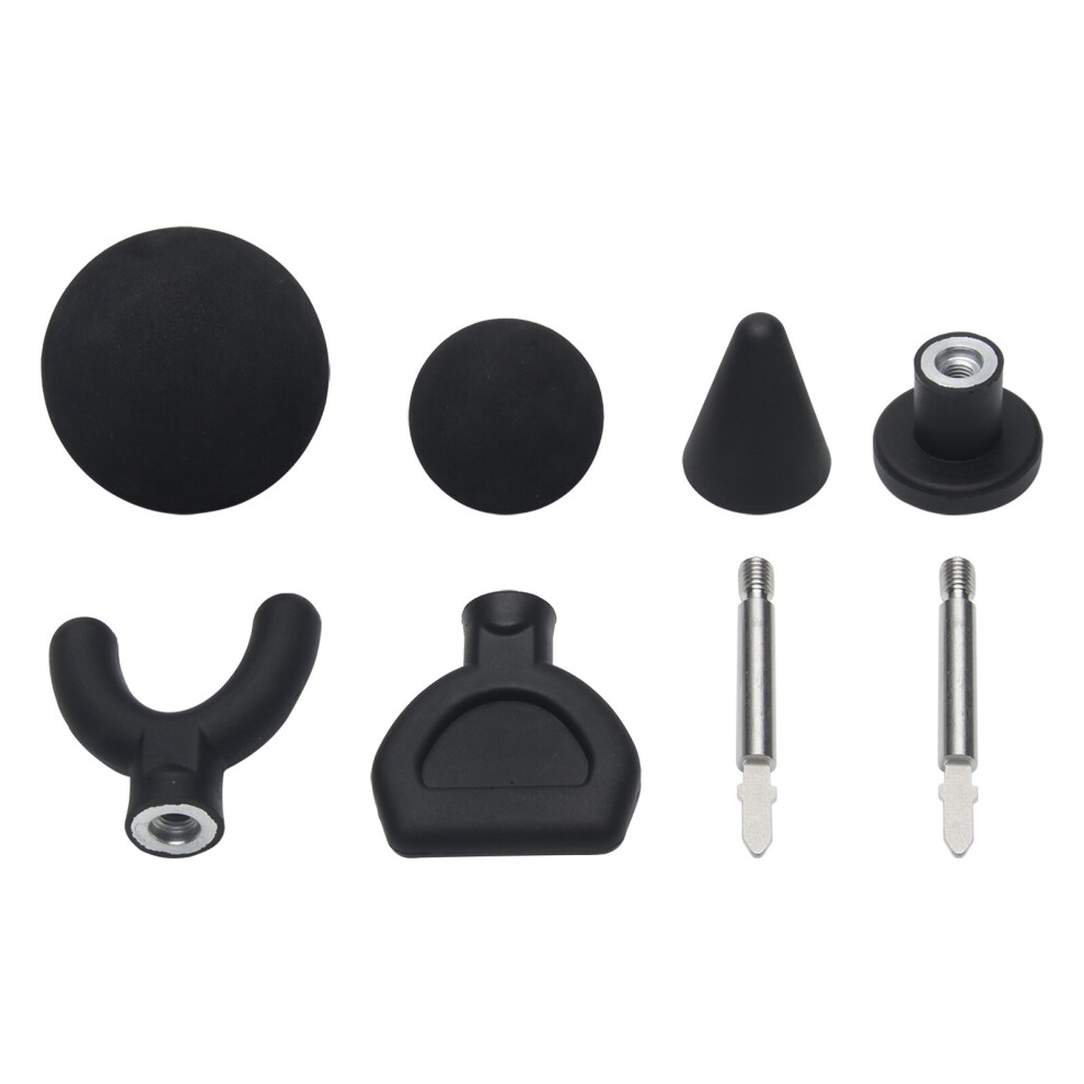Dechoicelife 6Pcs Eva Relieve Muscle Massager Jigsaw Shoulder Massage Tool Back Adapter Attachment Pain Relief Body Neck Therapy