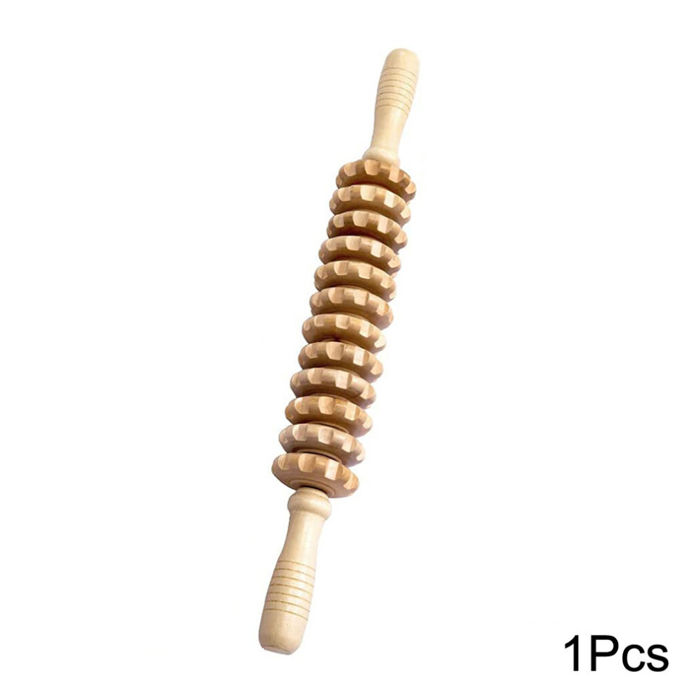 Dechoicelife (A-Pink) Wood Therapy Massage Tools,Lymphatic Drainage Massager,Maderoterapia Kit Wooden Massager,Body Sculpting Tools For Muscle Relief