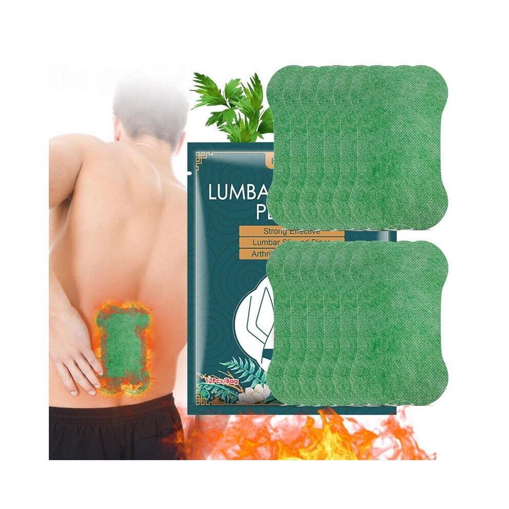 Dechoicelife Shoulder Patch 12Pcs Wormwood Neck Patches Natural Herbs Mugwort Heating Stickers For Back Lumbar Neck Shoulder Knee And Muscle
