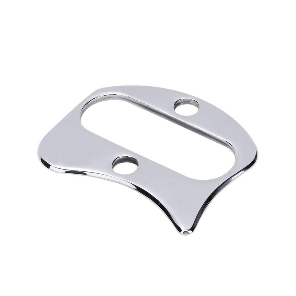 Dechoicelife Handed Stainless Steel Scraping Board Body Scrapper Plate For Release Pain Relief Guasha Tool Physiotherapy Body Massage Tools