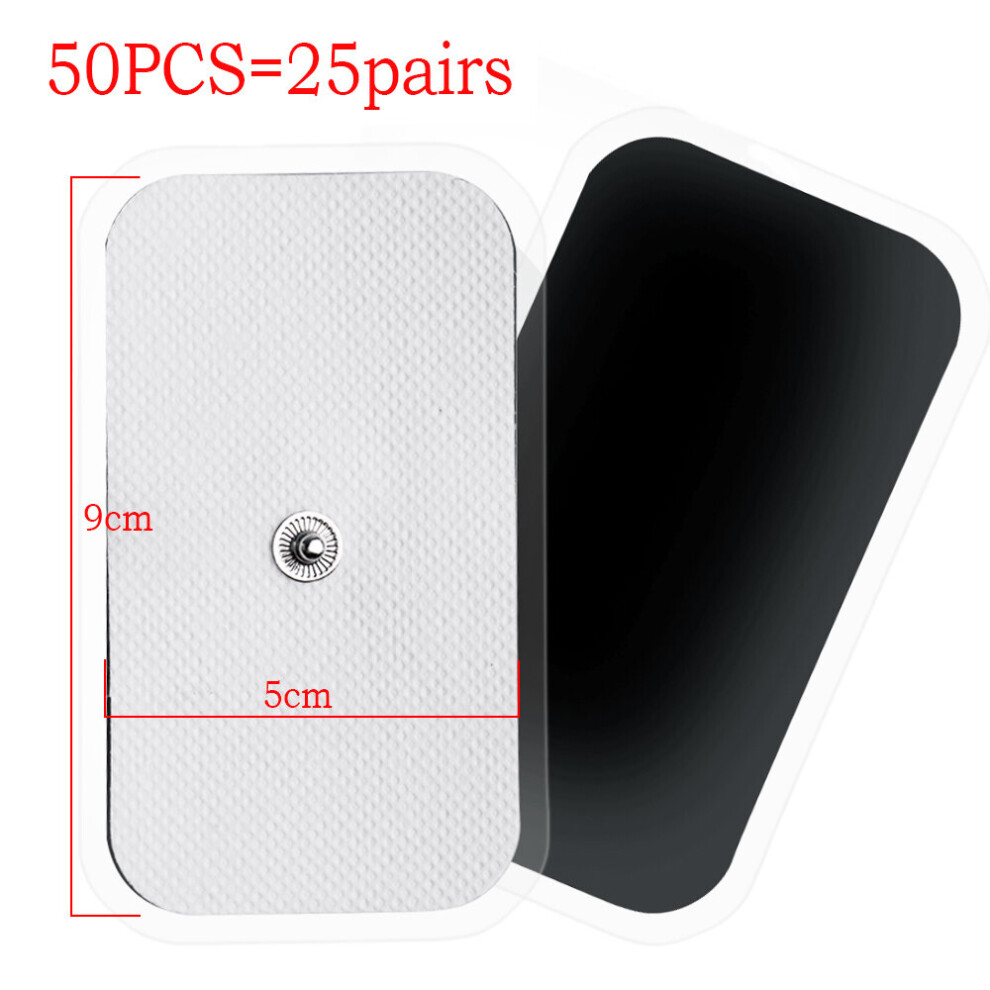 Dechoicelife (A-5X9cm 50Pcs) 50/100Pcs Electrod Tens Replacement Ems Pads Nerve Muscle Stimulator Electrodes Patch For Physiotherapy Therapy Body Massager