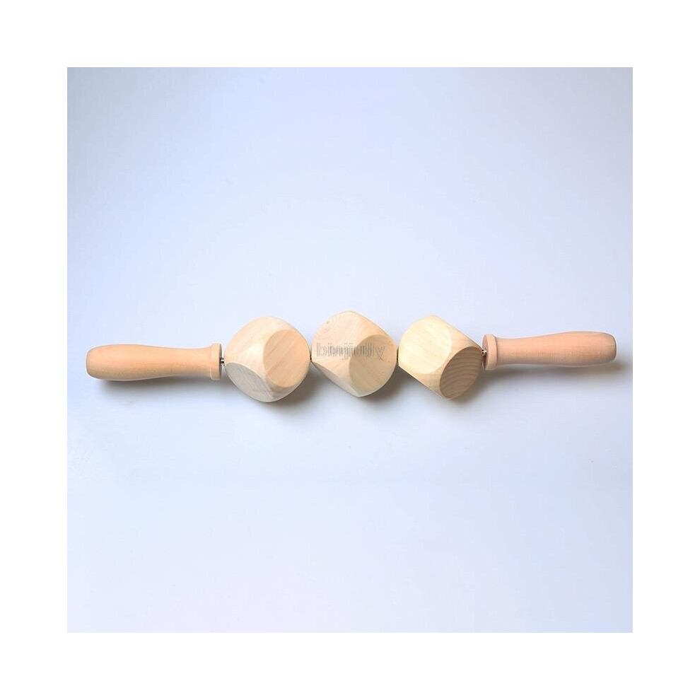 Dechoicelife (A-Style 1) Wooden Body Massage Tool Foot Reflexology Acupuncture Thai Massage Roller Therapy Meridians Scrap Lymphatic Health Care