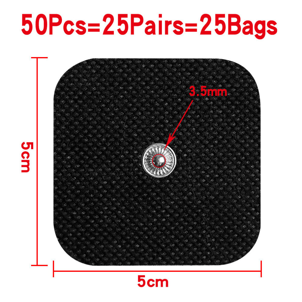 Dechoicelife Blue (A-) 50/100Pcs Electrod Tens Replacement Ems Pads Nerve Muscle Stimulator Electrodes Patch For Physiotherapy Therapy Body Massager