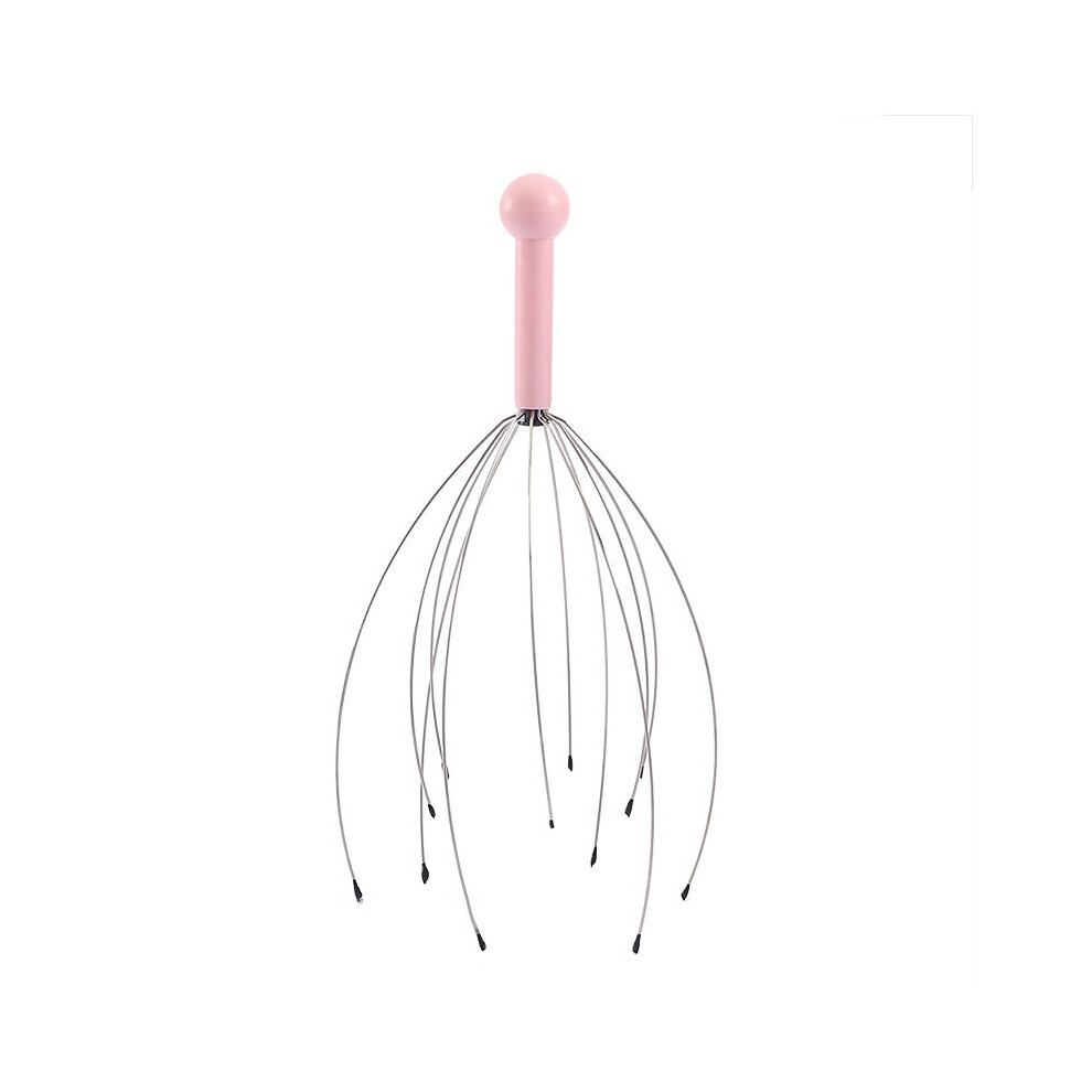 Dechoicelife Red (A-Wine ) Head Relax Massager Healing Neck Claw Massage Anti-Stress Pain Relief Scalp Relax Spa Headache Stimulate Blood Circulate Tool
