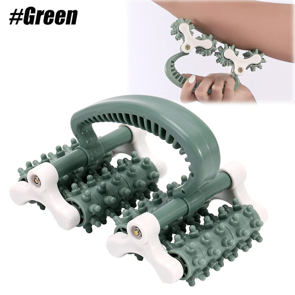 Dechoicelife Green (A-) Muscle Massage Roller Increaser Fascia And Anti Cellulite Roller Fat Blasting Myofascial Release Tool For Back, Neck, Waist,Legs