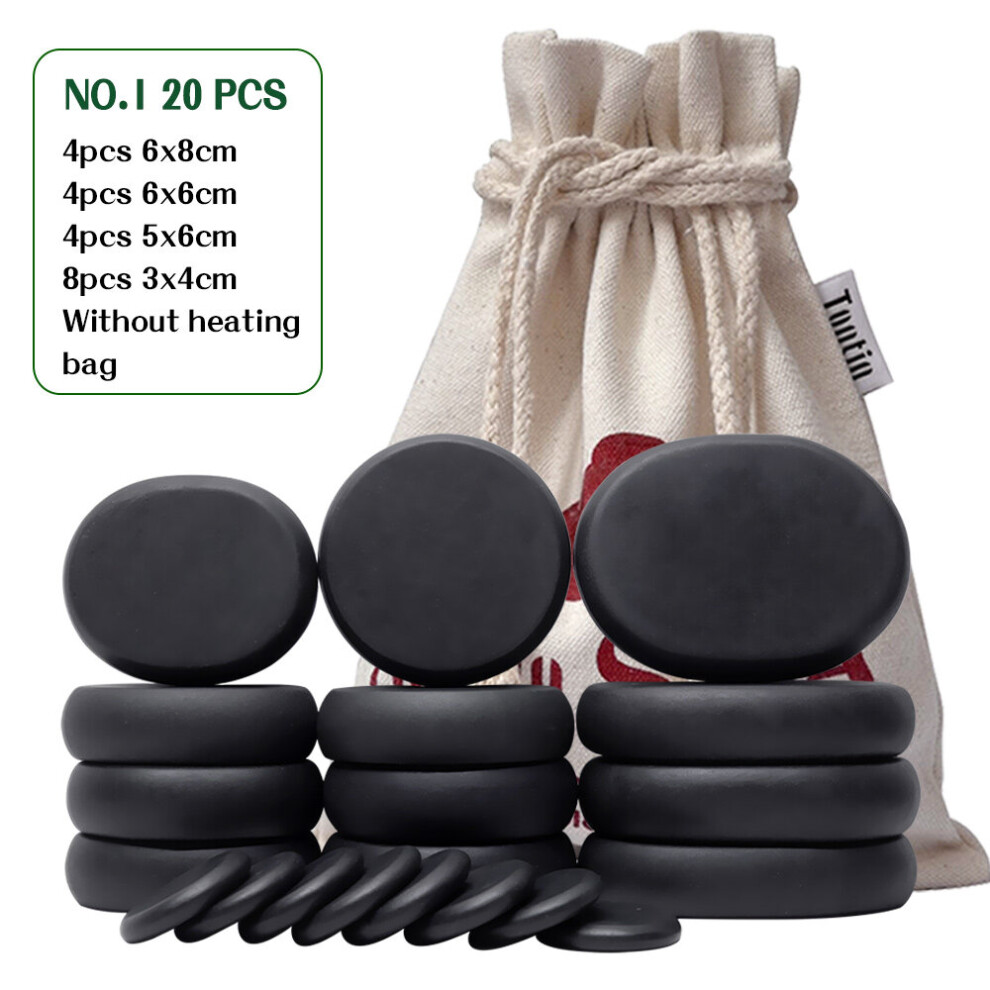 Dechoicelife (A-No1 Without Heater) Tontin Hot Stone Massage Set Heater Relieve Stress Spa Solan Health Care Lava Basalt Round Massage Tool Stones Ce Rosh