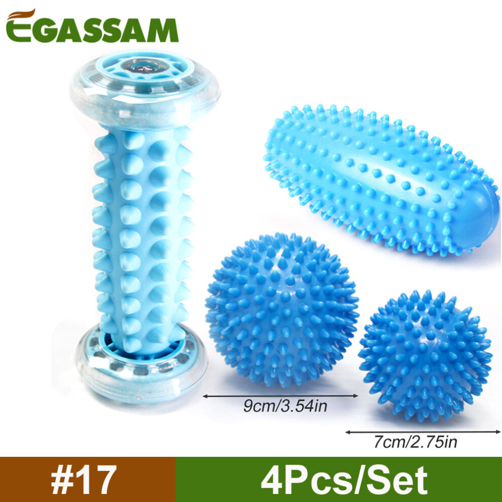 Dechoicelife (A-17) Foot Massage Roller & Spiky Ball Therapy Set, Manual Foot Massager For Plantar Fasciitis, Heel Arch Pain,Trigger Point Therapy