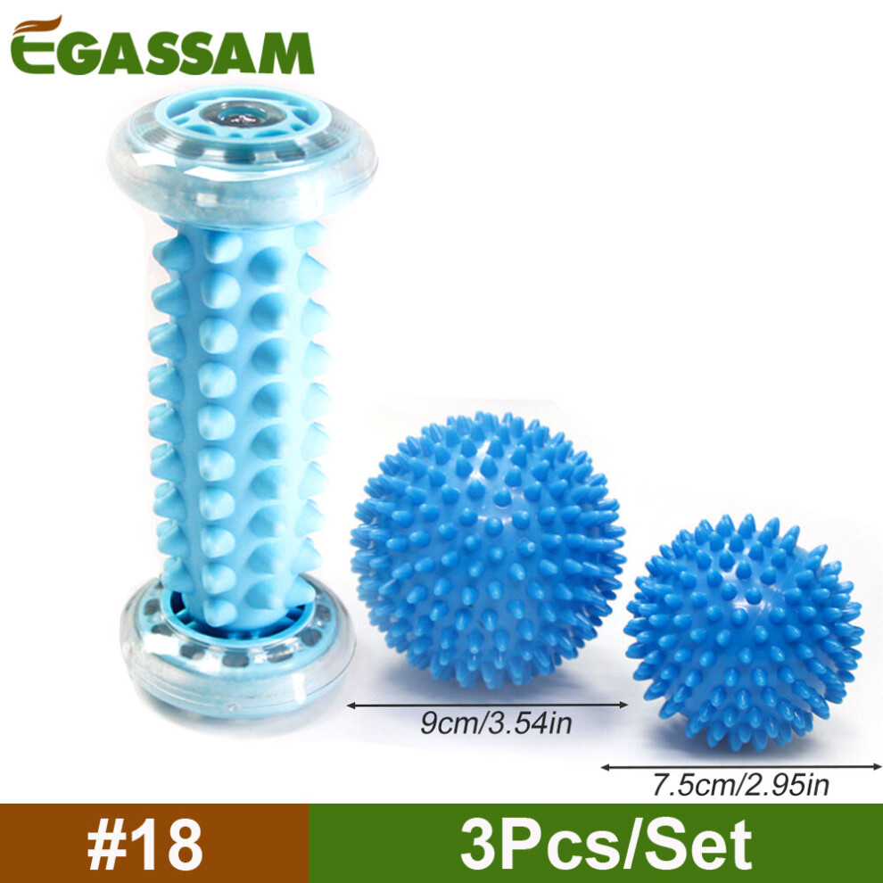 Dechoicelife (A-18) Foot Massage Roller & Spiky Ball Therapy Set, Manual Foot Massager For Plantar Fasciitis, Heel Arch Pain,Trigger Point Therapy