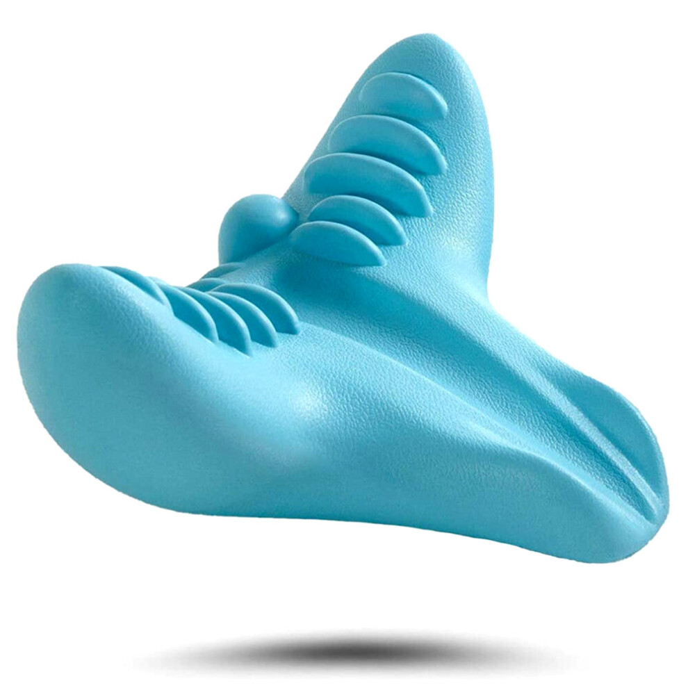 Dechoicelife Neck Massage Pillow Portable Cervical Spine Massager Acupressure Neck Pillow For Neck Shoulder Chiropractic Relaxe Pain Relief