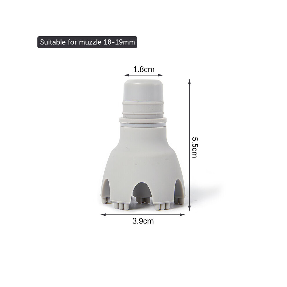 Dechoicelife (A-18Mm) Gun Massager Replacement Heads For Massage Gun Muscle Stimulator Body Relaxation Shaping Exercising Fascia Gun Massager Head 1Pc