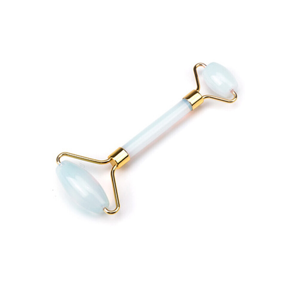 Dechoicelife (A-Type 03) Opal Roller Nature Jade Roller For Facial Care Guasha Scraper Quartz Anti-Cellulite Massager Health Slimming Massage Accessories