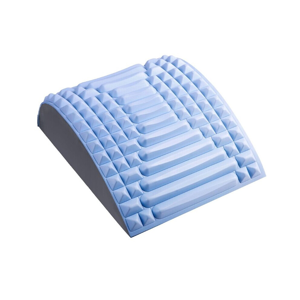 Dechoicelife Blue (A-) Relaxation Spine Pain Relief Back Stretch Tool Shiatsu Massager Massageador Magic Stretcher Yoga Fitness Lumbar Support 28Ed