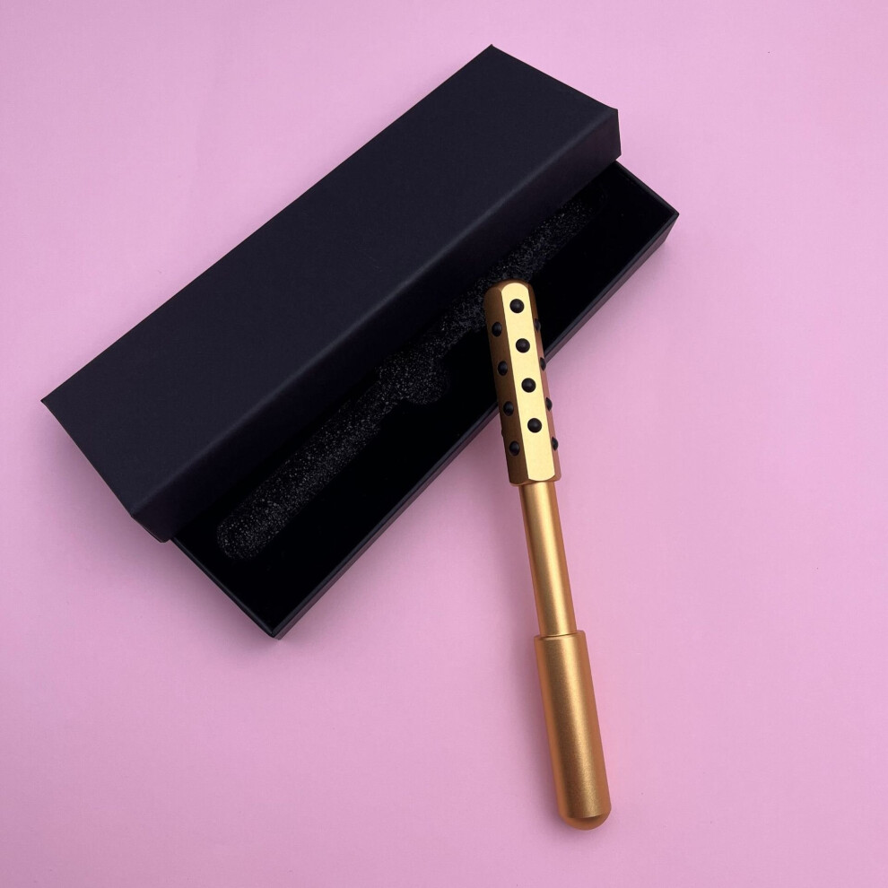 Dechoicelife Gold (A-) Beauty Stick Face-Lift Massage Beauty Stick Facial Massager Stick 30 Germanium Beauty Stick Household Beauty Device