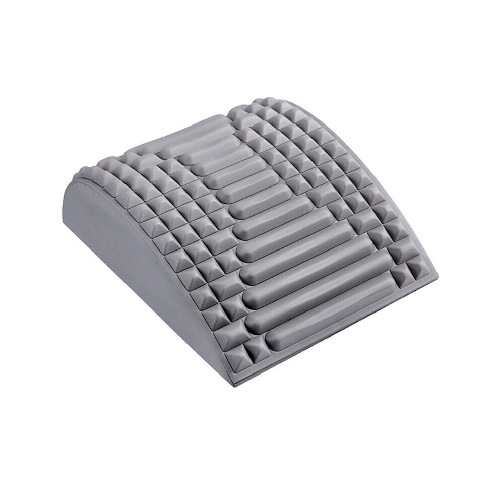 Dechoicelife Gray (A-) Relaxation Spine Pain Relief Back Stretch Tool Shiatsu Massager Massageador Magic Stretcher Yoga Fitness Lumbar Support 28Ed