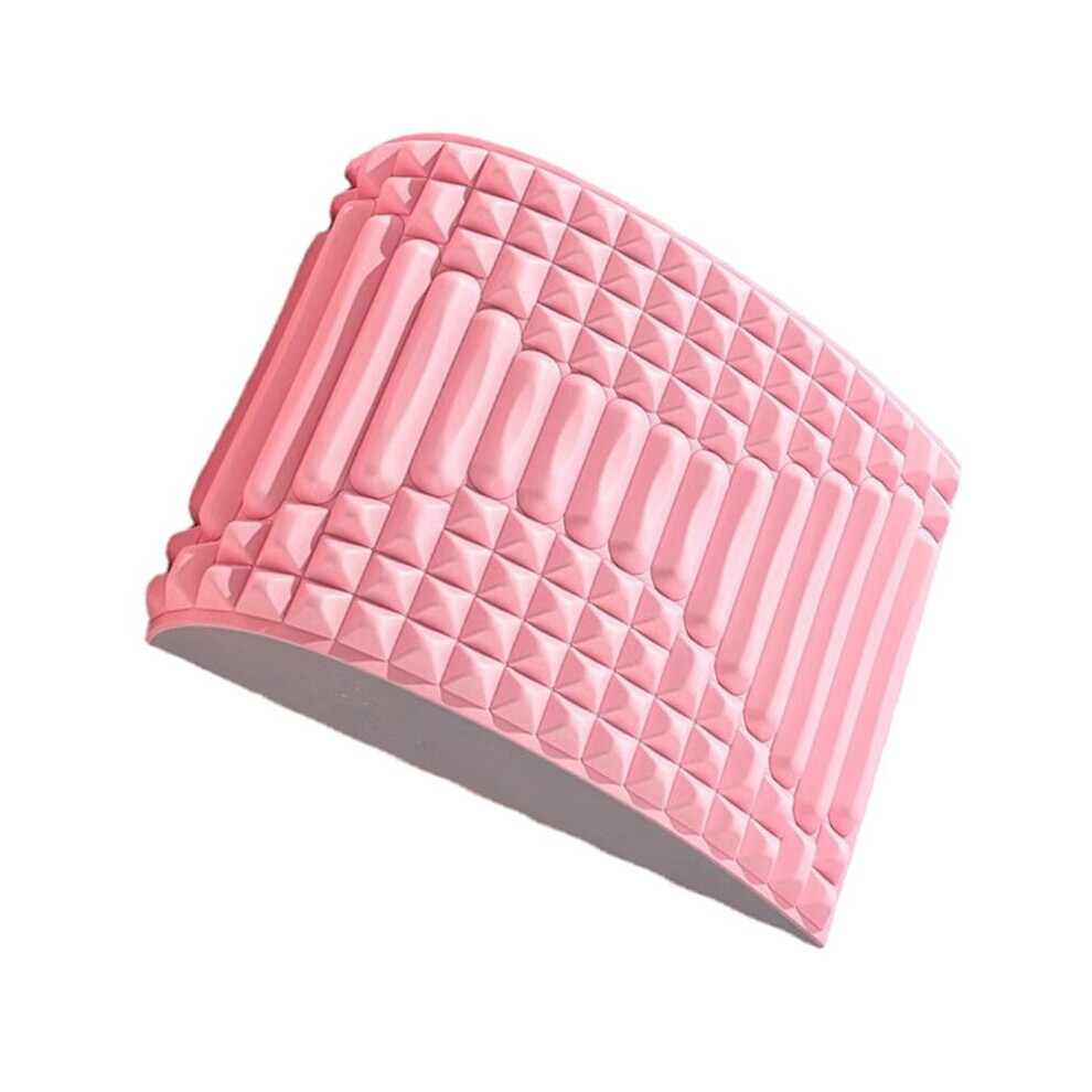 Dechoicelife Pink (A-) Relaxation Spine Pain Relief Back Stretch Tool Shiatsu Massager Massageador Magic Stretcher Yoga Fitness Lumbar Support 28Ed