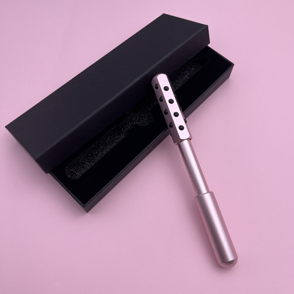 Dechoicelife Pink/Gold (A-) Beauty Stick Face-Lift Massage Beauty Stick Facial Massager Stick 30 Germanium Beauty Stick Household Beauty Device