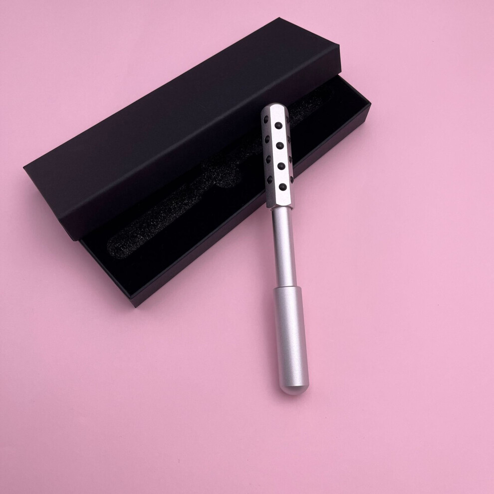 Dechoicelife Silver/Gold (A-) Beauty Stick Face-Lift Massage Beauty Stick Facial Massager Stick 30 Germanium Beauty Stick Household Beauty Device