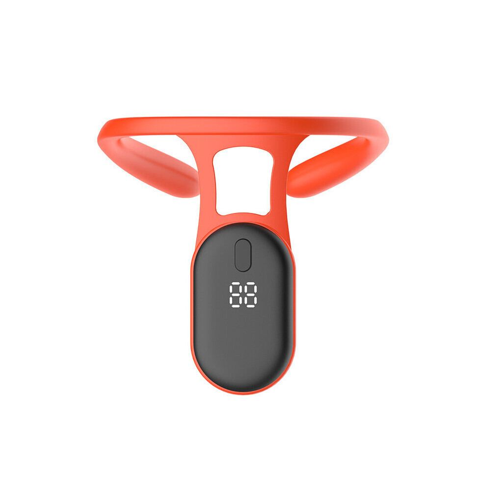 Dechoicelife Orange (A-) Smart Posture Corrector Device Ultrasonic Portable Lymphatic Soothing Body Shaping Neck Scientific Back Posture Sitting Reminder
