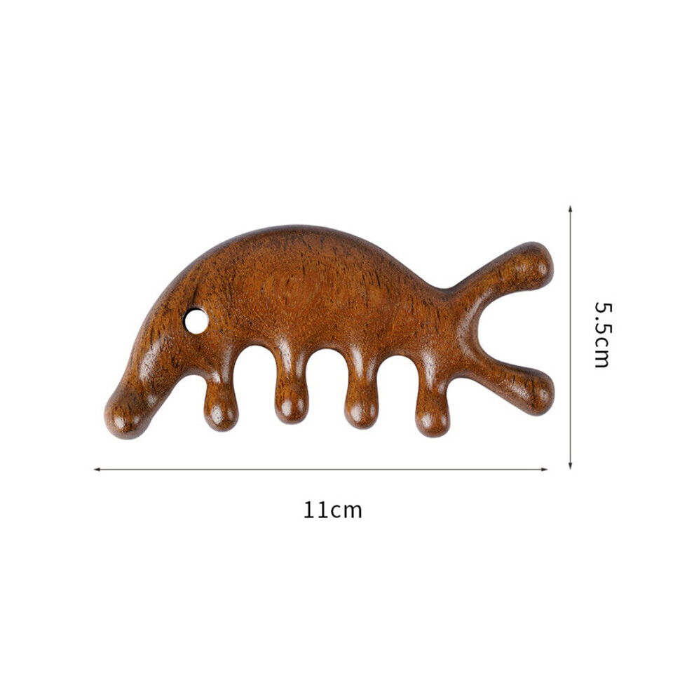 Dechoicelife (A-Wine Red) Cellulite Gua Sha Board Wood Therapy Massage Stick Lymphatic Drainage Massager Scraping For Facial Neck Slimming Relax