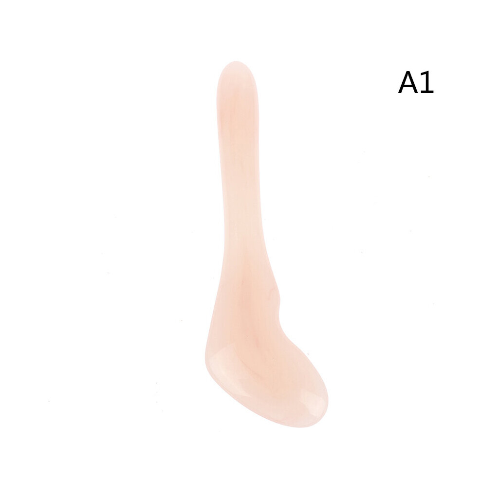 Dechoicelife (A-As Pic) Resin Scraping Massage Guasha Board Tendon Pulling Rod Meridian Face Whole Body Universal Facial Acupoint Tendon Pulling Tool